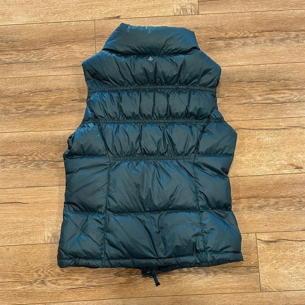 Women’s Prana Teal/Blue Puffer Vest - Picture 9 of 10